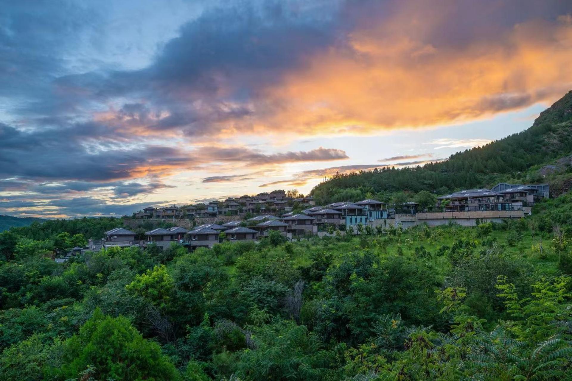 Gubei Water Town Landscape Villa Miyun Exterior foto